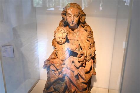 Thronende Maria Mit Kind Stra Burg Mus E De L Uvre Notre Dame