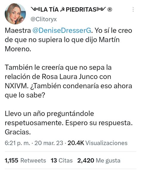 Leonserpiente On Twitter RT JulianGrajales Mtra DeniseDresserG Me