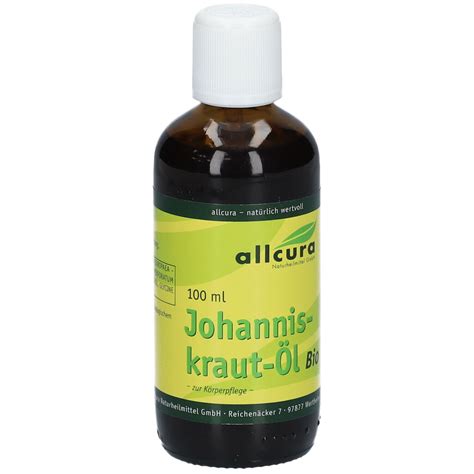 allcura Johanniskraut Öl Bio 100 ml Shop Apotheke