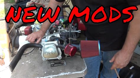 79 Cc Predator Upgrades For The Manco Thunderbird Mini Bike Youtube