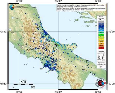 Terremoto Forte Scossa Scuote Il Centro Sud Nella Notte Di Ferragosto