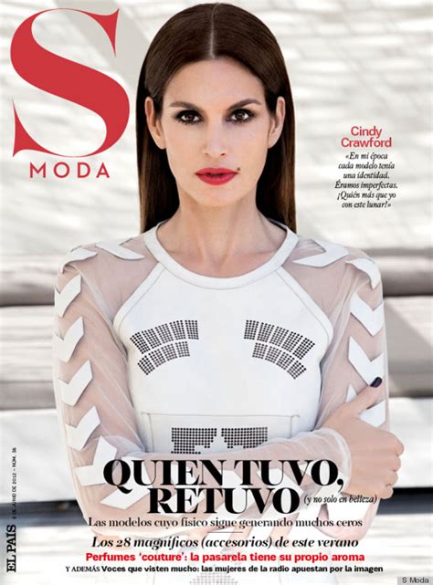 Photos Cindy Crawford Sexy En Couverture De Moda