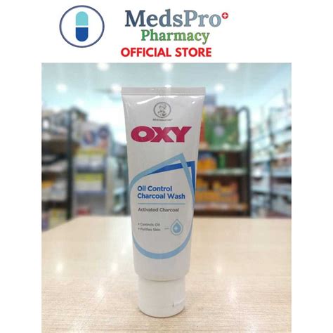 Mentholatum Oxy Oil Control Charcoal Wash 100g Exp 726 Shopee Malaysia