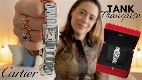 Cartier Tank Française Review Small Version Women S Watch Stainless Steel Luxury