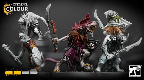 How To Paint Five Different Skaven Clans Intermediate Warhammer