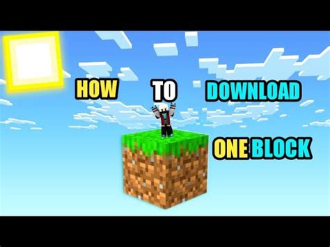 how to download one block mod in Minecraft bedrock edition - YouTube