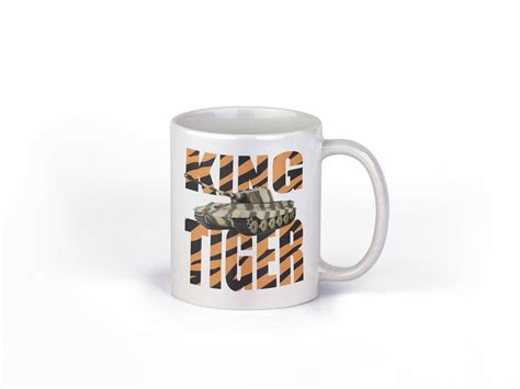 German Ww2 King Tiger Tank Coffee Mug Etsy