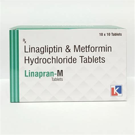 Linagliptin 2 5 Mg Metformin 500 Packaging Size 10 10 At 13 0