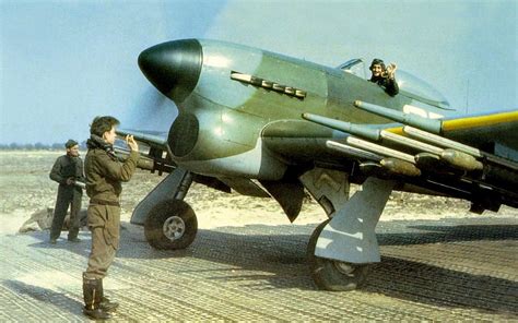 Hawker Typhoon Aircraft Wwii Aircraft Vintage Aircraft