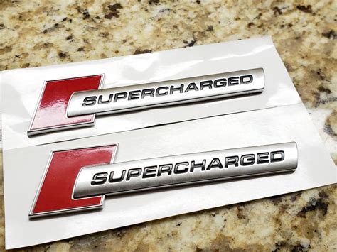 For Sale Supercharged Badge