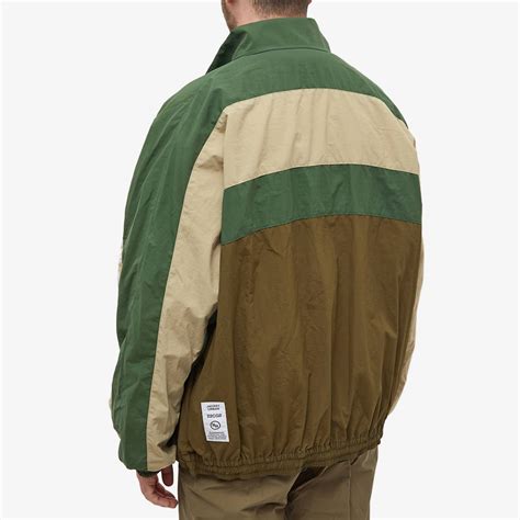 Neighborhood Track Panelled Jacket Olive Drab End