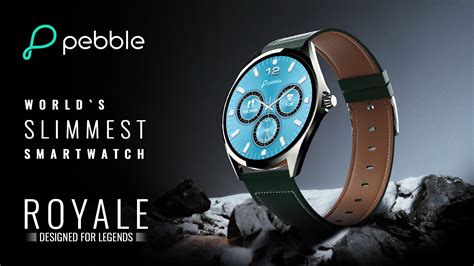 Pebble Introduces Worlds Slimmest Smartwatch Royale Apn News