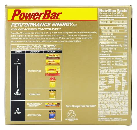 Power Bar Nutrition Label Ythoreccio