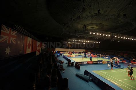 FOTO Pebulutangkis Dunia Ikuti Sesi Latihan Jelang BCA Indonesia Open 2017