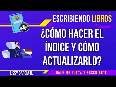 C Mo Hacer Un Ndice Y C Mo Actualizarlo C Mo Maquetar Un Libro