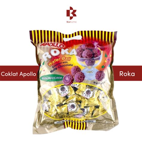 Coklat Roka Apollo Wafer Ball Bag Isi 70 Pcs Lazada Indonesia