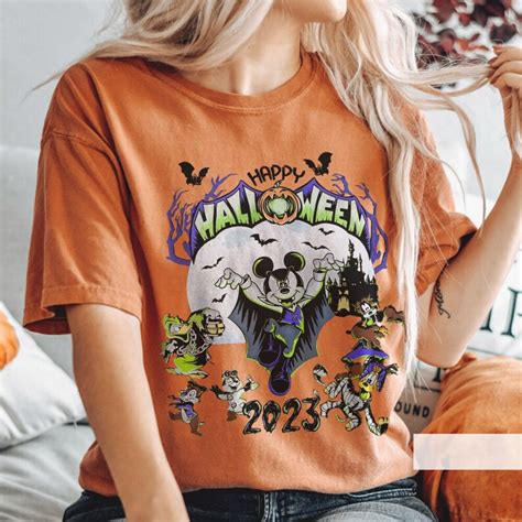 Happy Halloween 2023, Disney Halloween 2023 shirt, Mickey and Friend ...