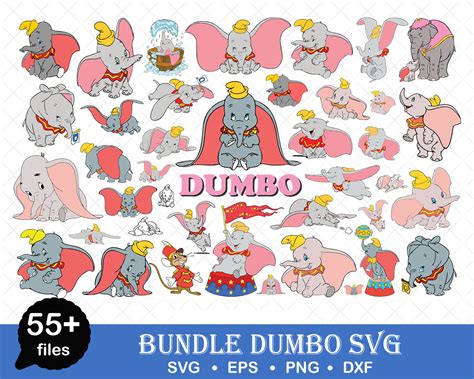 Dumbo Bundle Svg Dumbo Svg Dumbo Clipart Dumbo Cricut Di Inspire