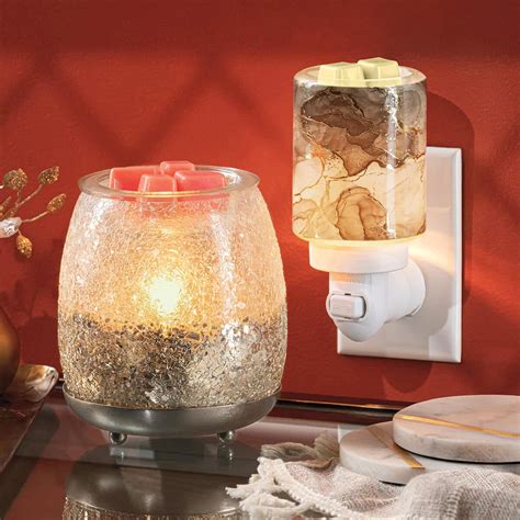 Gold Cracked Marble Scentsy Mini Warmer