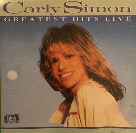 Carly Simon - Greatest Hits Live (1990, CD) | Discogs