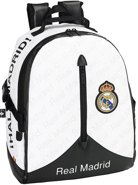 Mochila Del Real Madrid Adaptable A Carro 32 X 43 X 15 Cm Safta 611557597