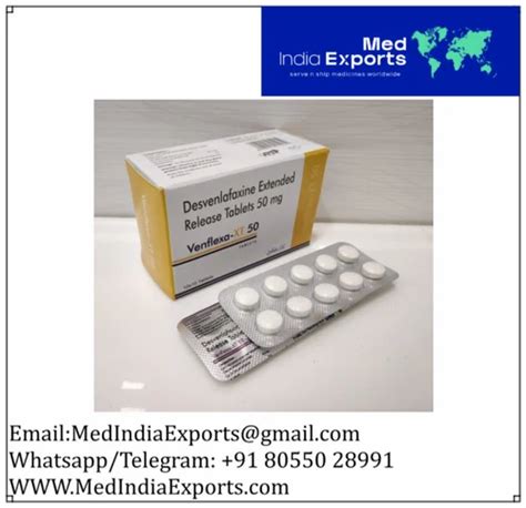 Desvenlafaxine Succinate Tablet, 50 mg at Rs 80/stripe in Yerkheda | ID: 2851758167288