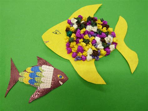 Fische Basteln Aus Papier Bastelidee Für Kinder