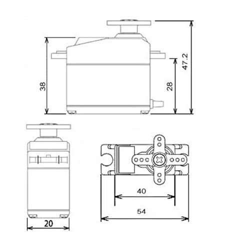 MG995 Servo Motor Pinout