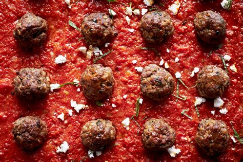 Lamb Meatballs With Spiced Tomato Sauce Dining And Cooking