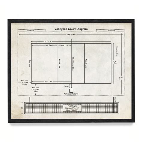 Diagram Volleyball Court Ubicaciondepersonas Cdmx Gob Mx