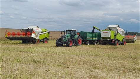 Żniwa 2023Koszenie Rzepaku w RSP SmugiClaas Fendt Ursus New Holland