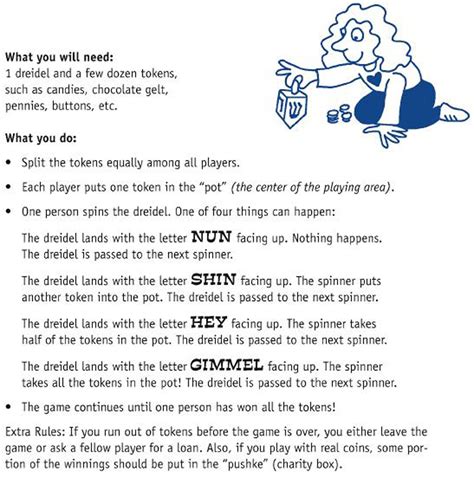 Top 100 Wallpaper Printable Dreidel Dreidel Game Rules With Pictures