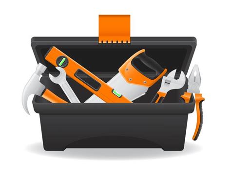 open plastic tool box vector illustration 488434 Vector Art at Vecteezy