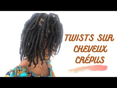 Tuto Twist Coiffure Protectrice Cheveux Cr Pus Minitwists Chair