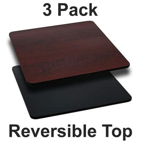 Carnegy Avenue Black Mahogany Table Top Set Of 3 CGA XU 158081 BL HD