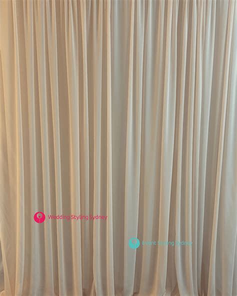 Blush Pink Nude Deluxe Two Layer Backdrop Styled Event Experiences