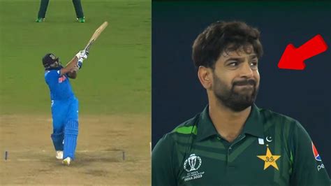 Haris Rauf Crying After Rohit Sharma Hit Back To Back Sixes YouTube