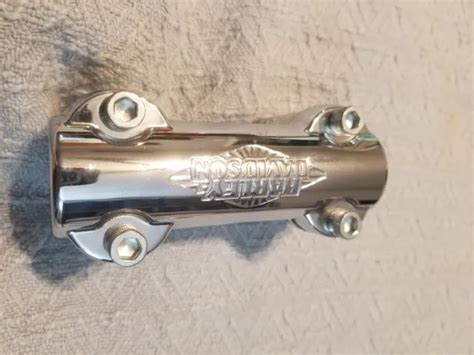 Harley Davidson Slim Oem Handlebar Riser And Top Clamp Bar