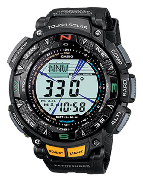 Casio Mens Pathfinder Triple Sensor Multi-Function Sport Watch | Alexander Clocks and Watches