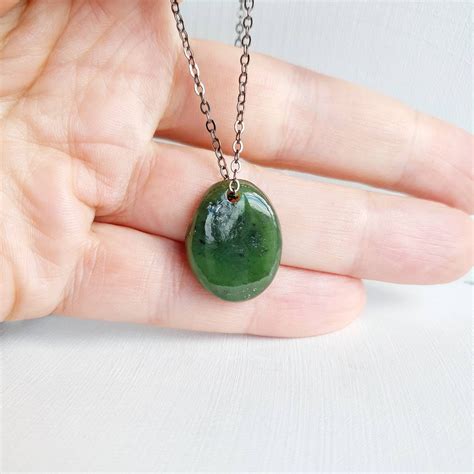 Mens Necklace Jade Pendant Nephrite Mens Jewelry Jade Jewelry Etsy