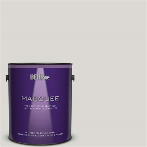 Behr Marquee 1 Gal N360 1 Seagull Gray Eggshell Enamel Interior Paint