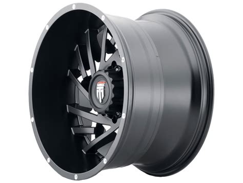 American Truxx Milled Matte Black AT 161 Web Wheels Rugged Ridge