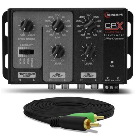 Mesa Crossover Taramps Crx Compact Vias Baixa Distor O Cabo Rca