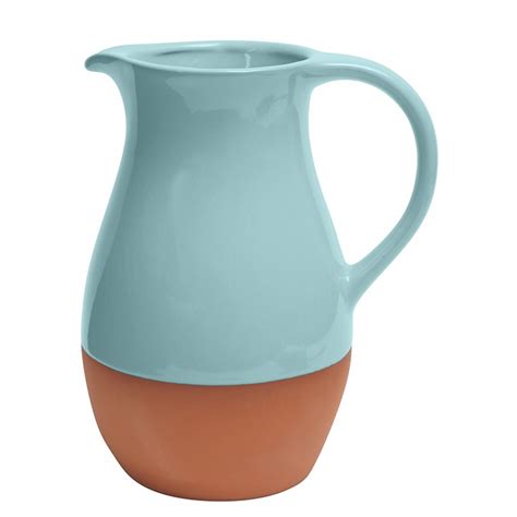 SINTRA GLAZED TERRACOTTA JUG DUCK EGG