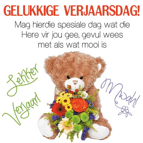 Gelukkige Verjaardag Quotes Verjaarsdag Wense Birthday Wishes Happy