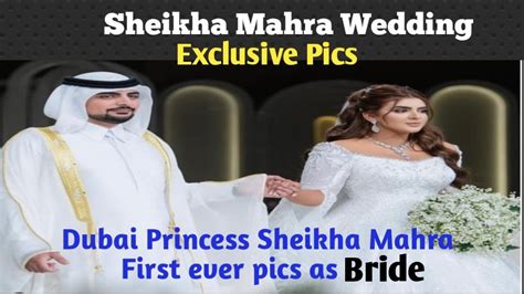 Sheikha Mahra First Ever Pics As Bride Dubai Princess Mahra Wedding