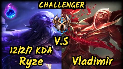 Fnc A Magifelix Ryze Vs Vladimir Kda Mid Challenger Gameplay