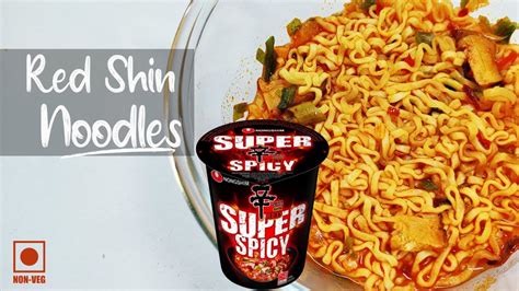 Nongshim Shin Red Super Spicy Cup Noodles Korean Ramen Recipe For Non