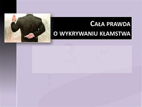 PDF Wykrywanie kłamstwa pdf DOKUMEN TIPS