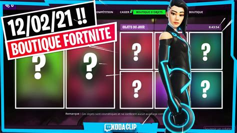 🌐 Boutique Fortnite Du 12 Fevrier 2021 Youtube